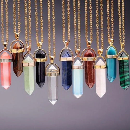 crystal pendant necklace