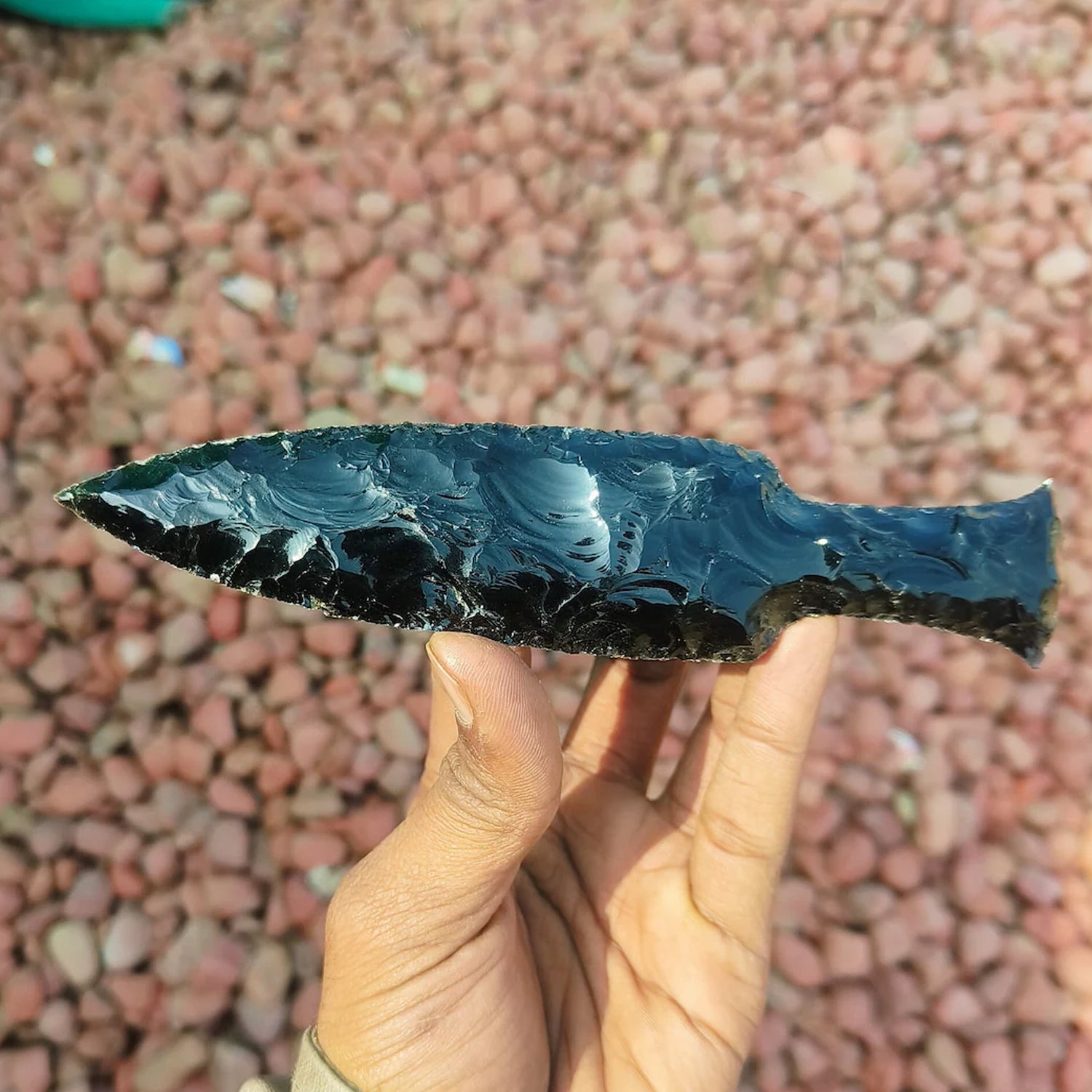 6-inch-black-obsidian-knife-hand-made-4