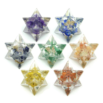 7 Chakras Orgone Chakra Set Merkaba