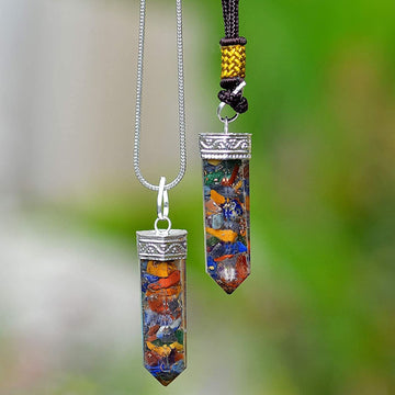 7 Chakra Orgone Pendants Combo