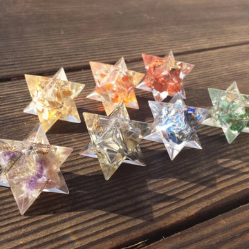 7 Chakras Orgone Chakra Set Merkaba