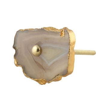 Brown Agate Door Knobs