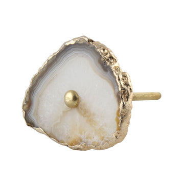 Grey Agate Door Knobs