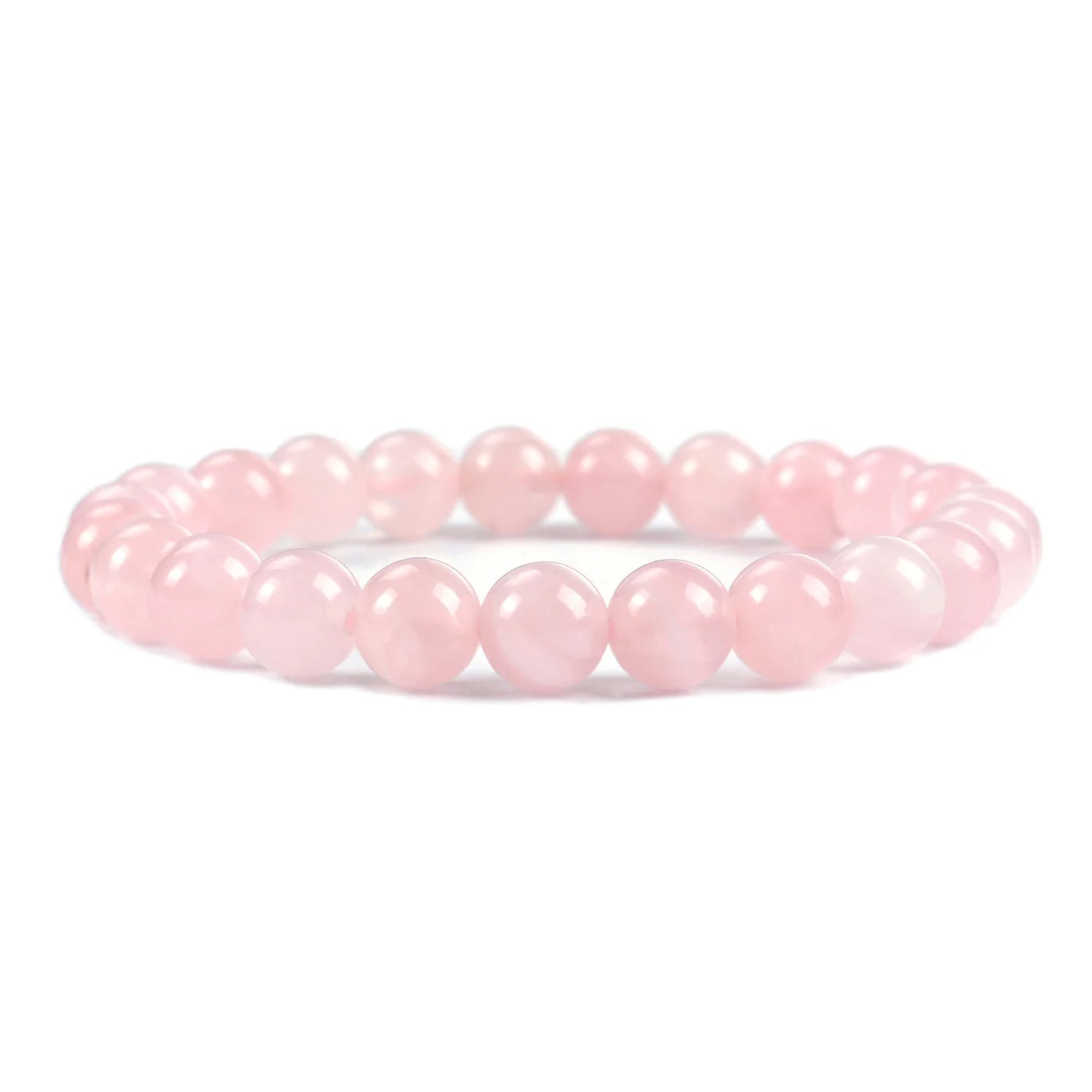 Rose quartz gemstone bracelet store