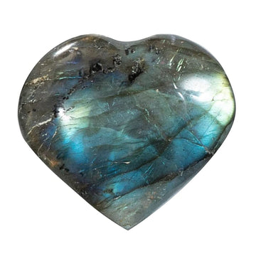 Labradorite Crystal Heart