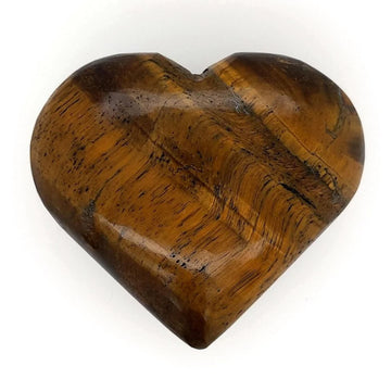 Tiger Eye Crystal Heart