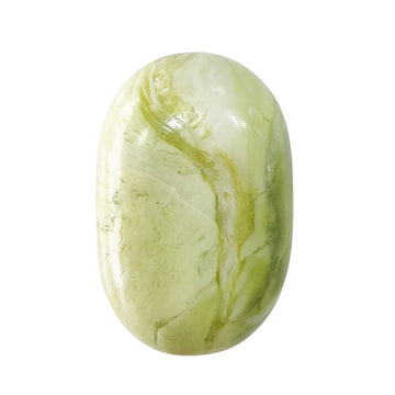 Serpentine Crystal Palm Stone
