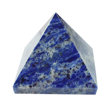 Sodalite Crystal Pyramid