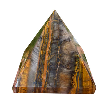 Tiger Eye Crystal Pyramid