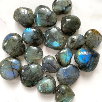 Labradorite Crystal Heart