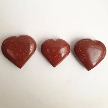 Red Jasper Crystal Heart