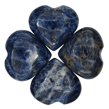 Sodalite Crystal Heart