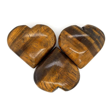 Tiger Eye Crystal Heart