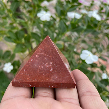 Red Jasper Crystal Pyramid