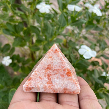 Sunstone Crystal Pyramid