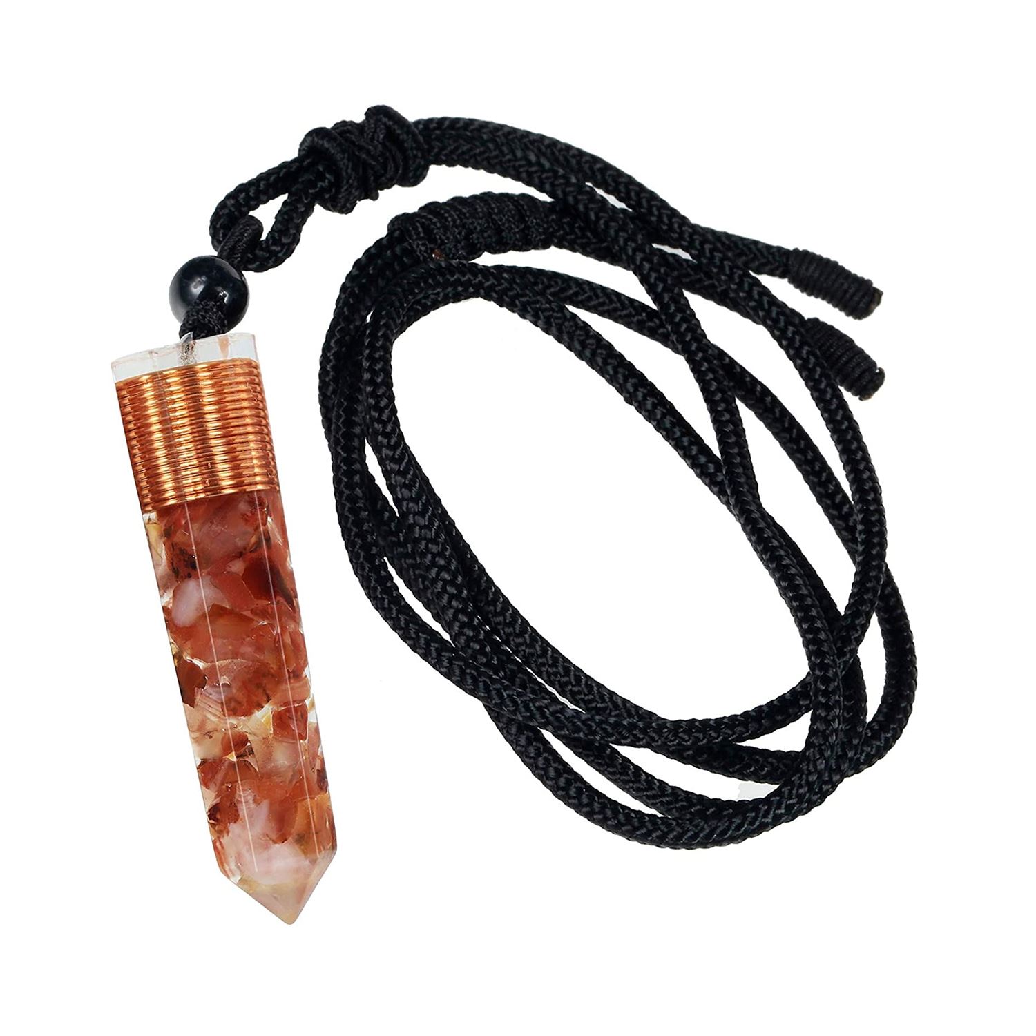 orgonite-pendant-faceted-red-carnelian
