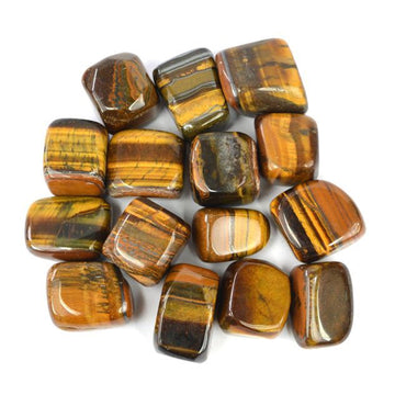 Tiger Eye Tumbled Pebble Stones