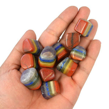 7 Chakra Tumbled Pebble Stones