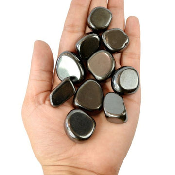 Hematite Tumbled Pebble Stones