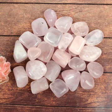 Rose Quartz Tumbled Pebble Stones